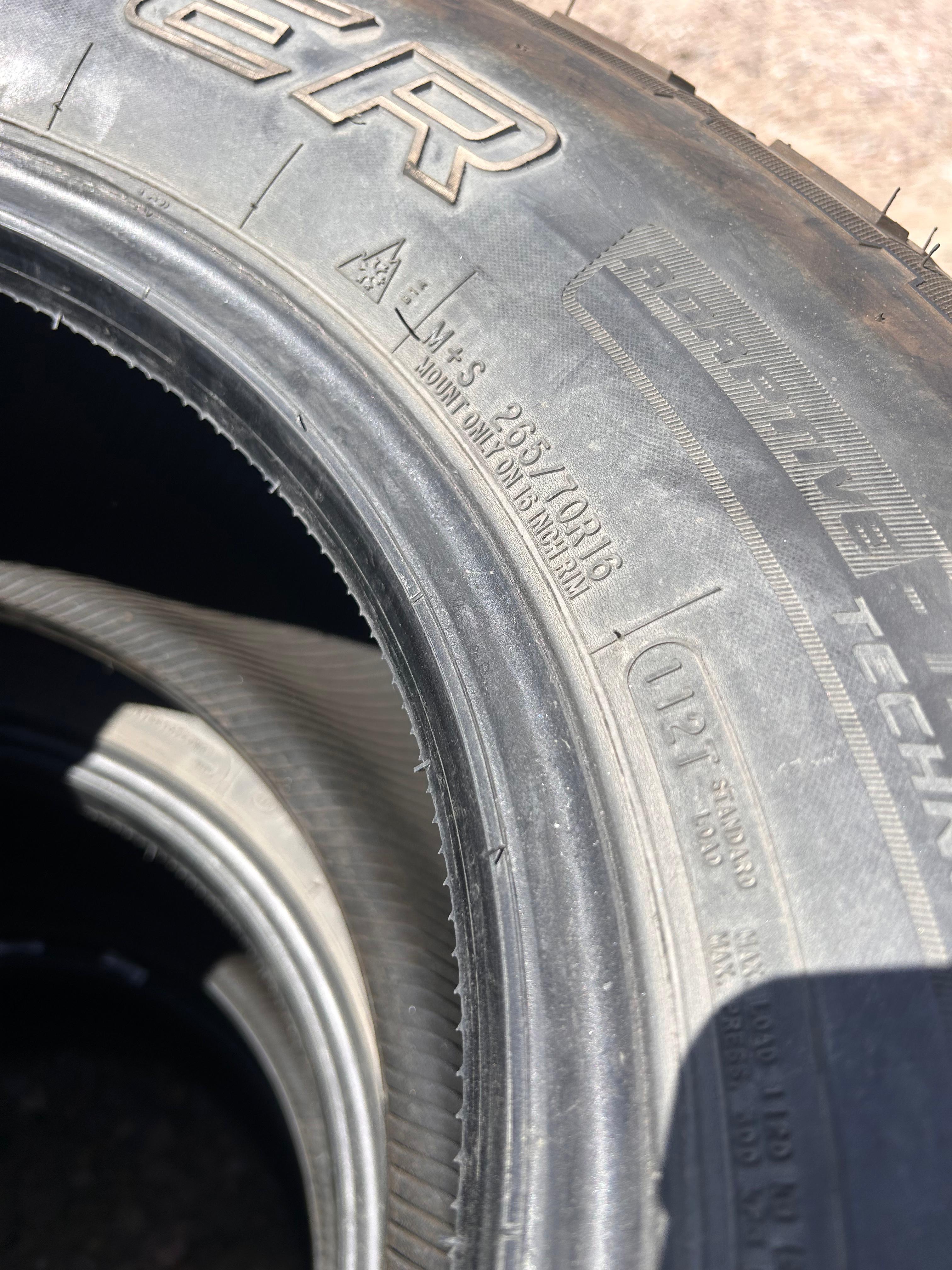 265/70R16 (3 Used Tires) Cooper Discoverer AT3