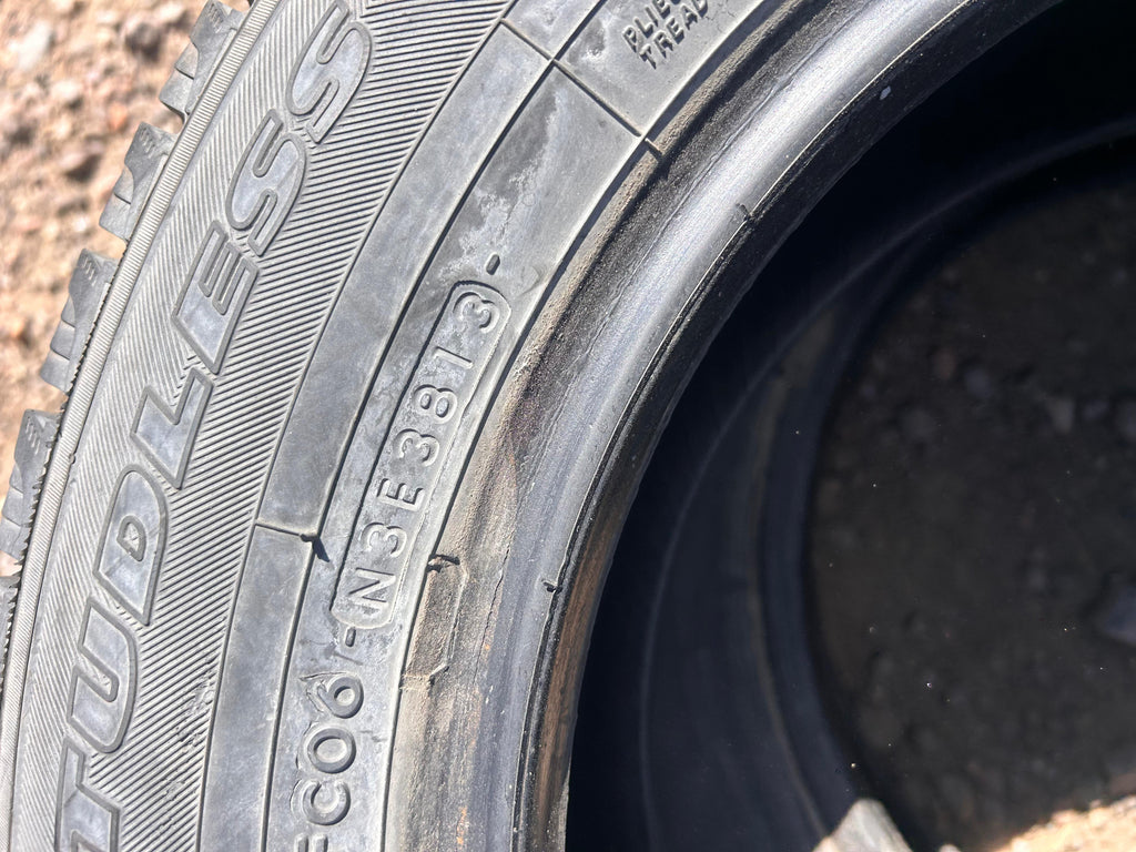 185/65R14 Pair (2 Used Tires) Yokohama Ice Guard (Studless)