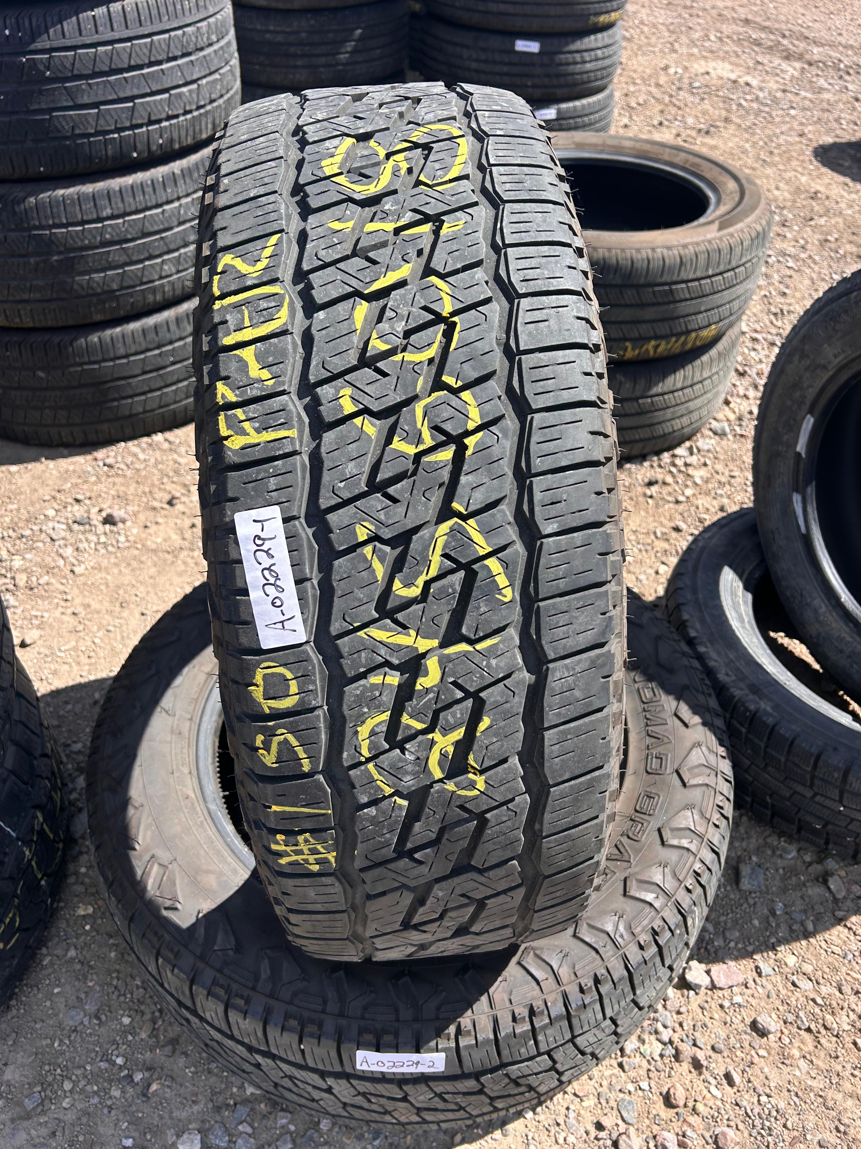 245/60R18 Pair (2 Used Tires) Nitto Nomad Grappler