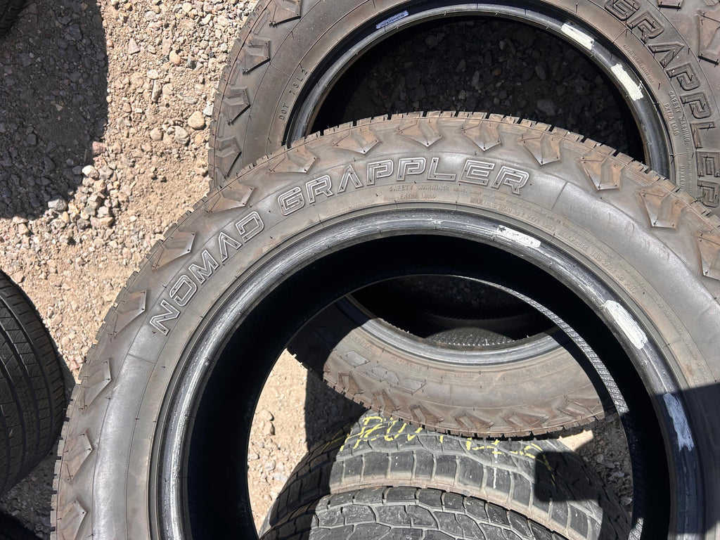 245/60R18 Pair (2 Used Tires) Nitto Nomad Grappler