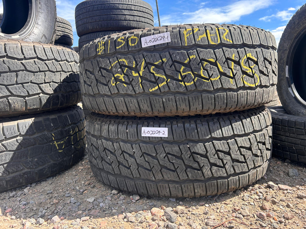245/60R18 Pair (2 Used Tires) Nitto Nomad Grappler