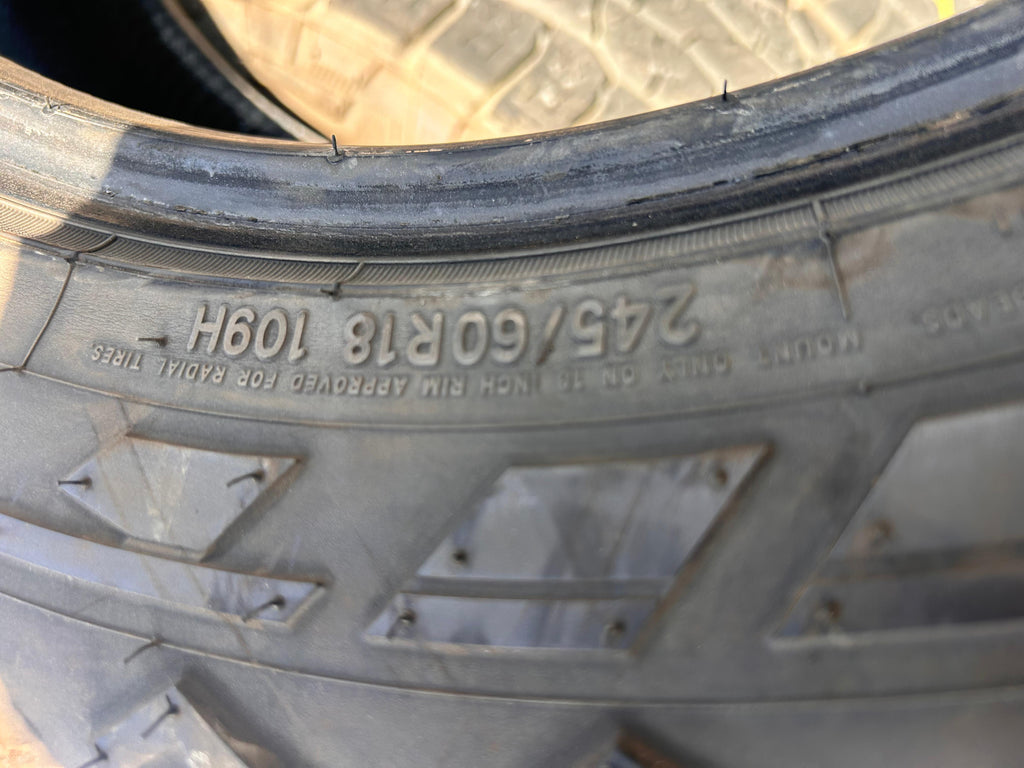 245/60R18 Pair (2 Used Tires) Nitto Nomad Grappler