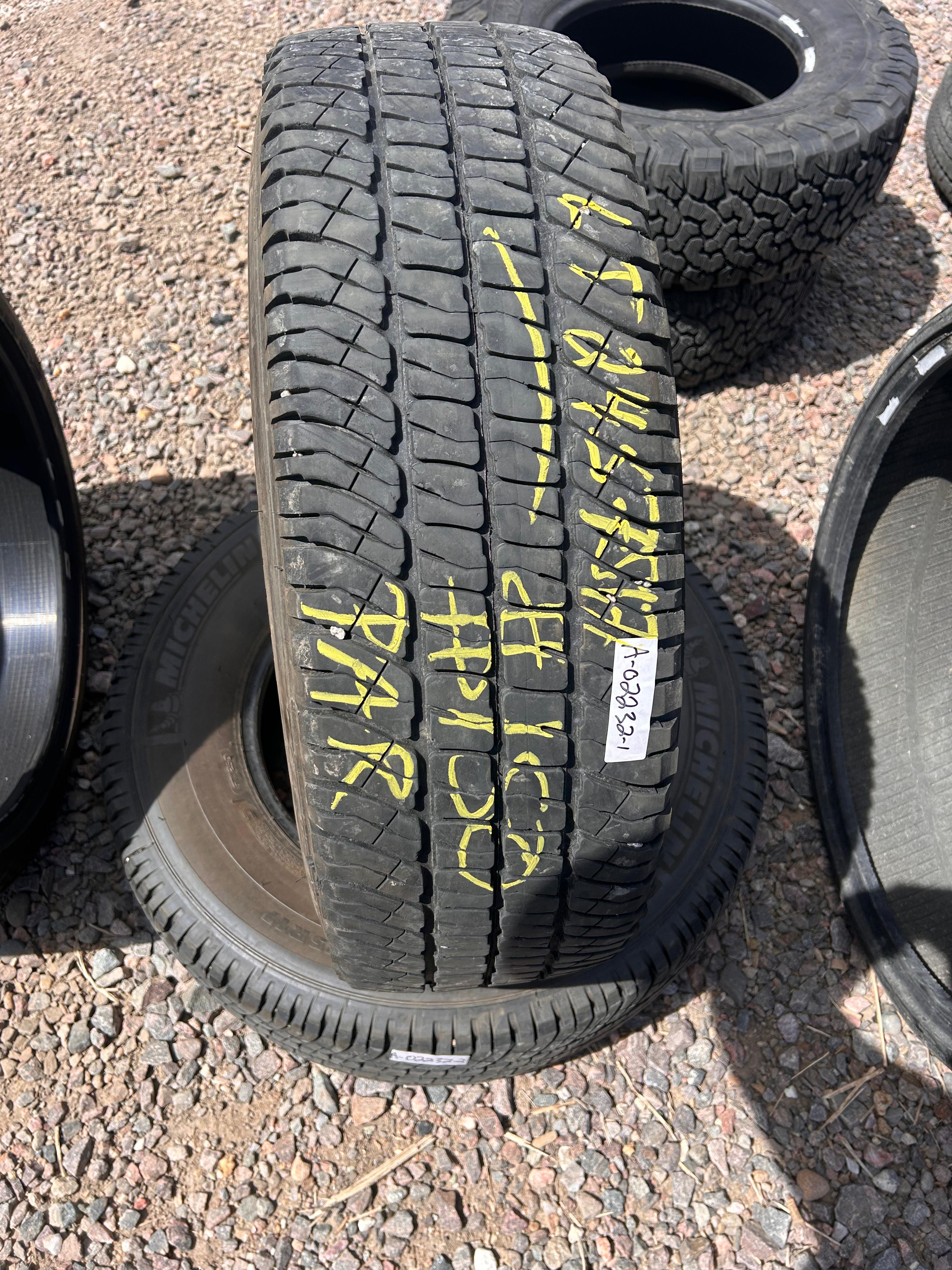 LT245/75R17 Pair (2 Used Tires) Michelin LTX AT2