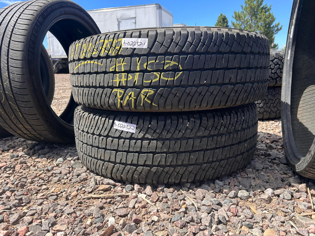 LT245/75R17 Pair (2 Used Tires) Michelin LTX AT2