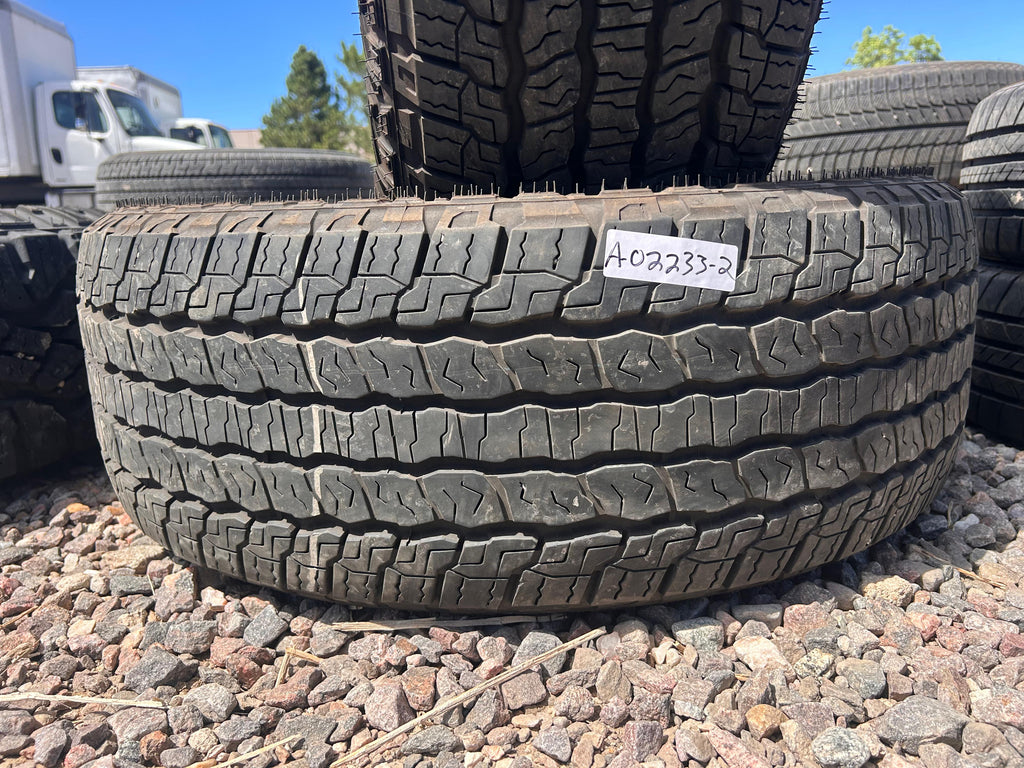 275/60R20 Pair (2 Like New Tires) Goodyear Wrangler Territory AT