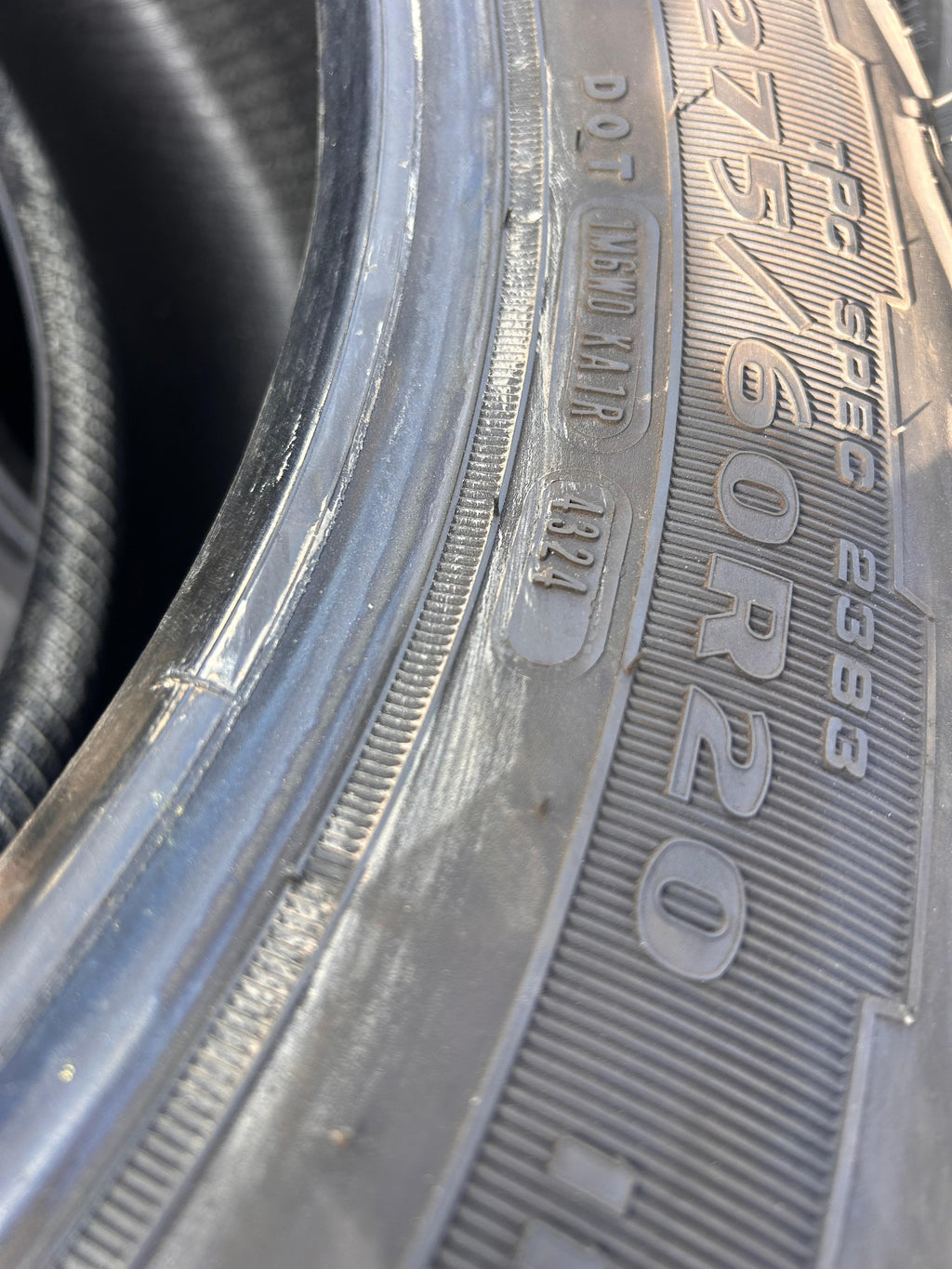 275/60R20 Pair (2 Like New Tires) Goodyear Wrangler Territory AT