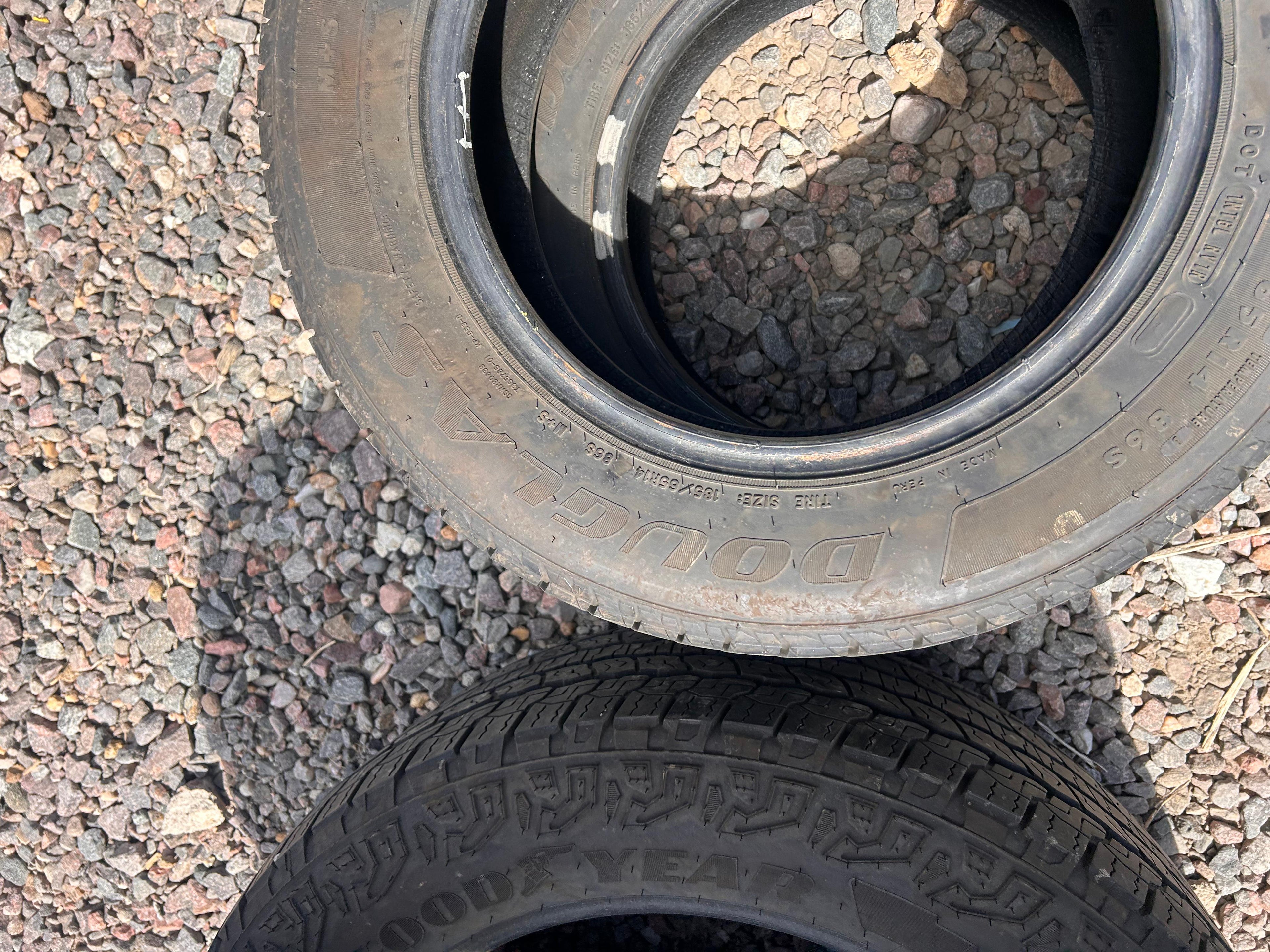 185/65R14 Pair (2 Used Tires) Douglas Touring