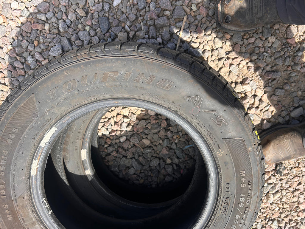 185/65R14 Pair (2 Used Tires) Douglas Touring