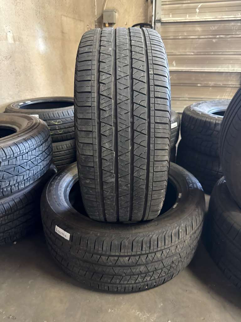 275/45R20 Pair (2 Used Tires) Continental CrossContact