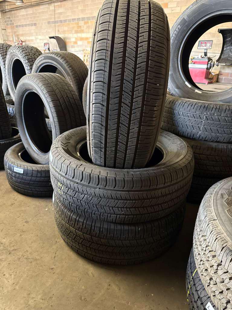 255/60R18 (3 Used Tires) Goodyear Eagle Enforcer