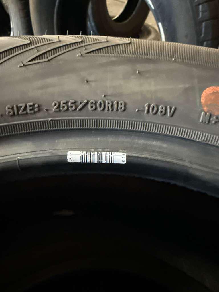 255/60R18 (3 Used Tires) Goodyear Eagle Enforcer
