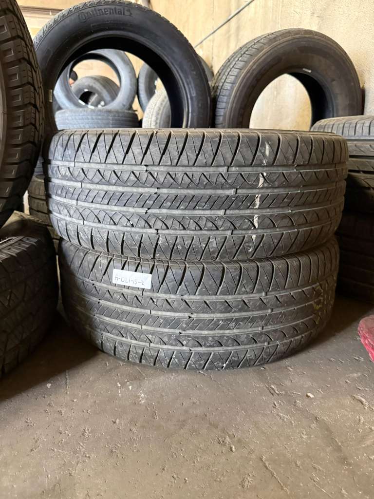 225/60R16 Pair (2 Used Tires) Douglas Touring A/S