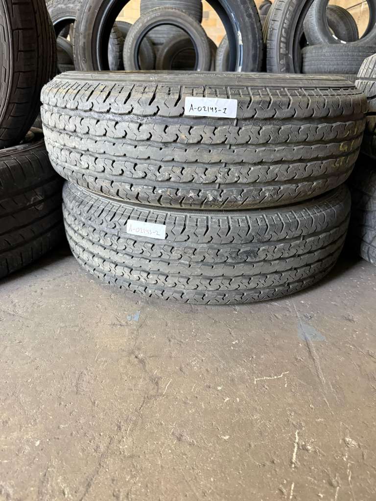 ST225/75R15 Pair (2 Used Tires) Towstar STR ST Radial
