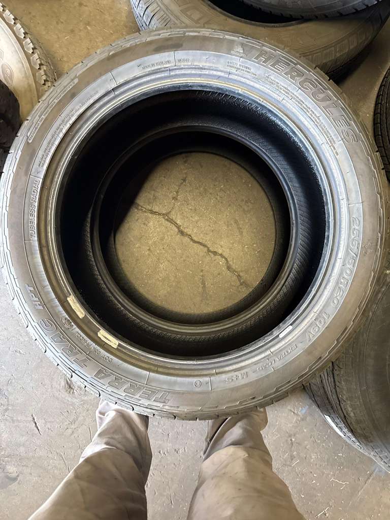 255/50R20 Pair (2 Used Tires) Hercules Terra Trac HPT