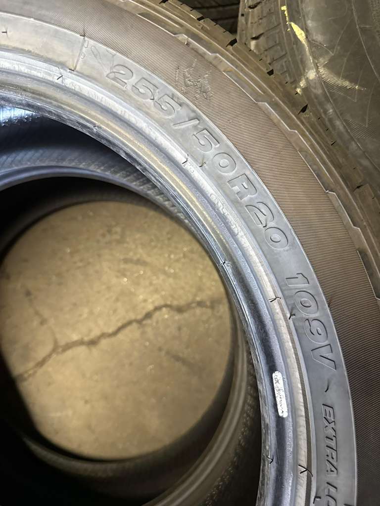 255/50R20 Pair (2 Used Tires) Hercules Terra Trac HPT