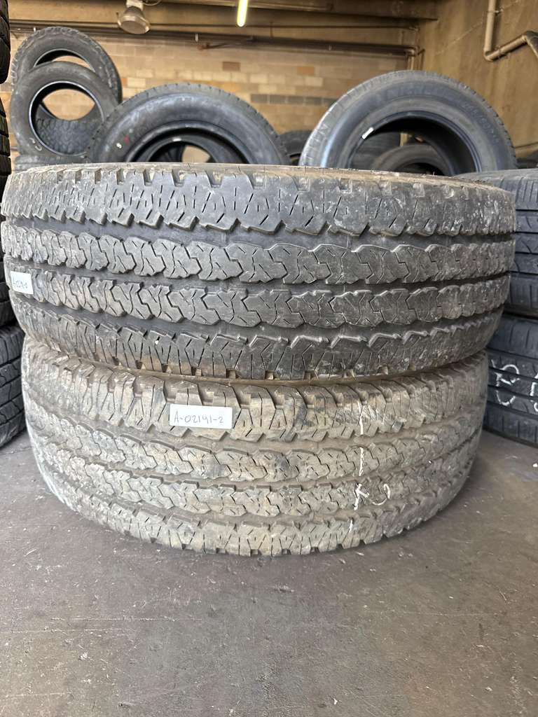 LT275/70R18 Pair (2 Used Tires) Firestone Transforce AT