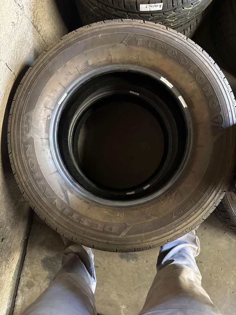 265/65R17 Pair (2 Used Tires) Firestone Destination LE2