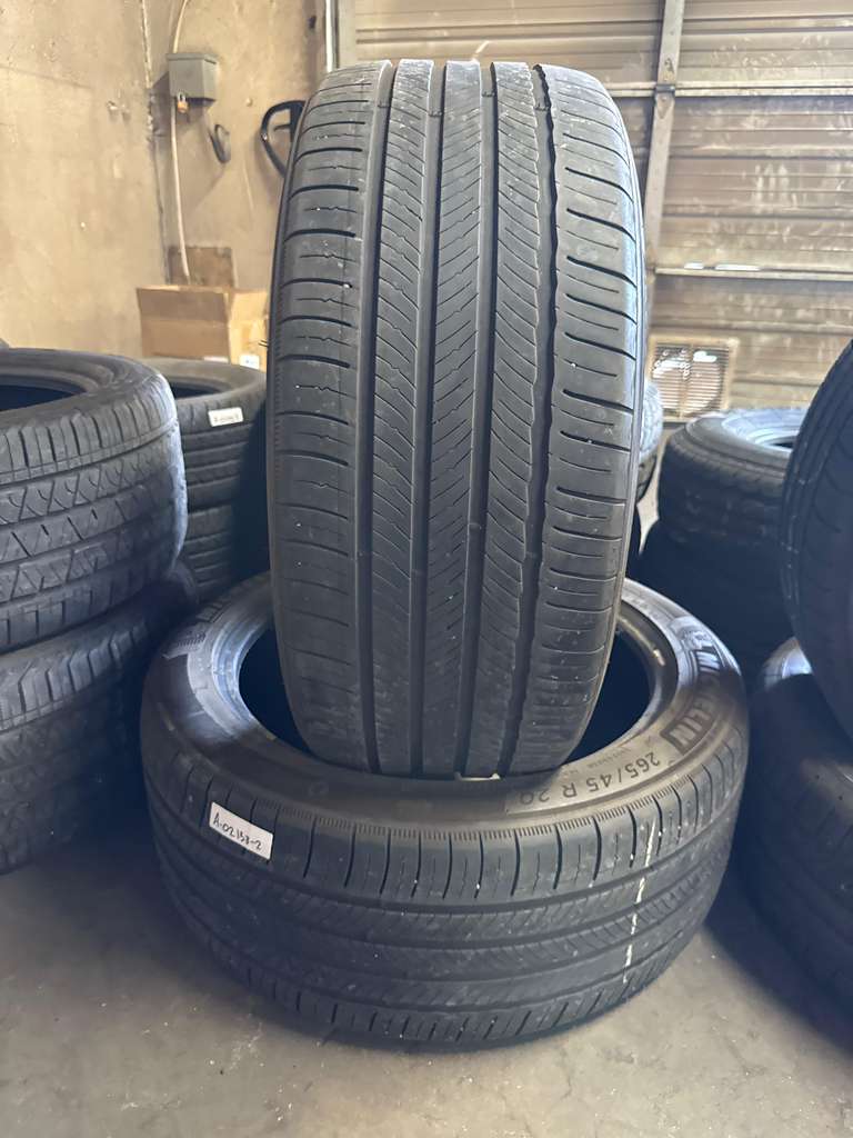 265/45R20 Pair (2 Used Tires) Michelin Primacy Tour A/S