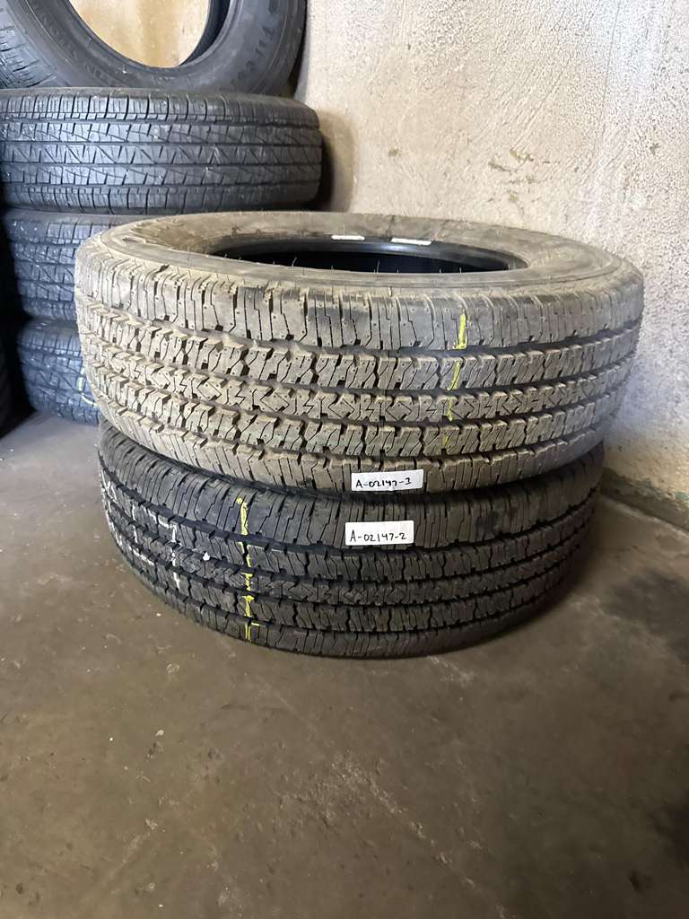 LT245/70R17 Pair (2 Used Tires) Firestone Transforce HT