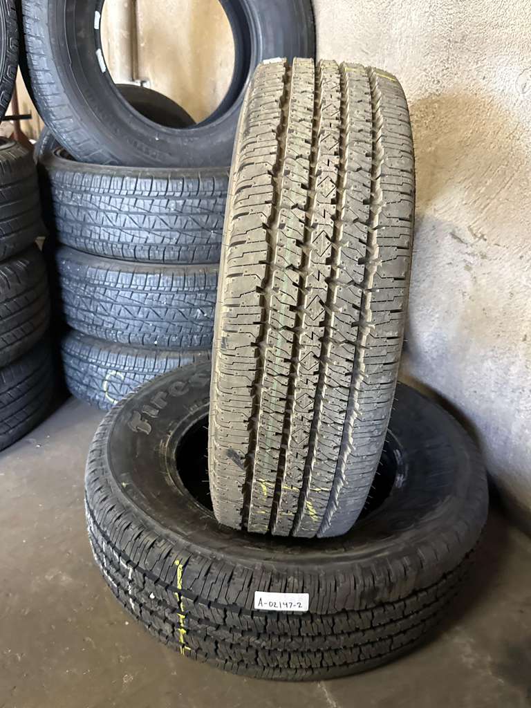 LT245/70R17 Pair (2 Used Tires) Firestone Transforce HT