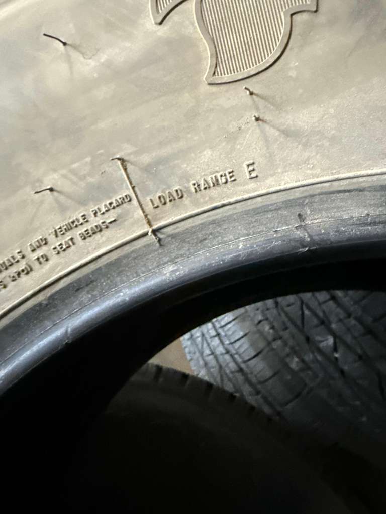 LT245/70R17 Pair (2 Used Tires) Firestone Transforce HT