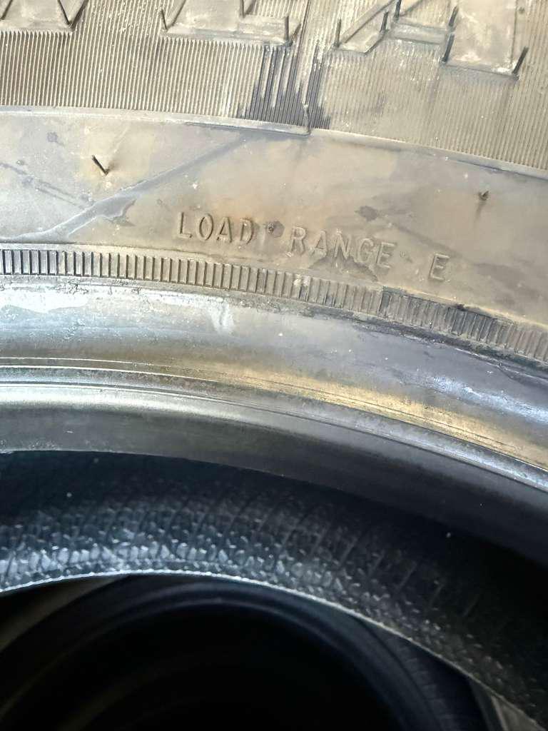 LT245/70R17 Set (6 Used Tires) Goodyear Workhorse HT