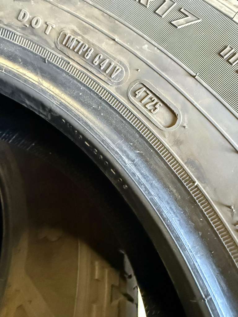LT245/70R17 Set (6 Used Tires) Goodyear Workhorse HT