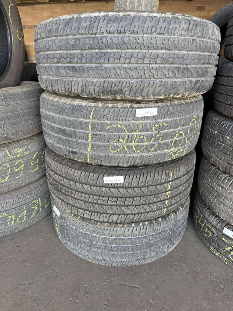 265/60R18 Set (4 Used Tires) Wrangler Fortitude HT