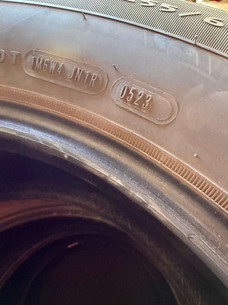 255/60R18 Set (4 Used Tires) Goodyear Eagle Touring