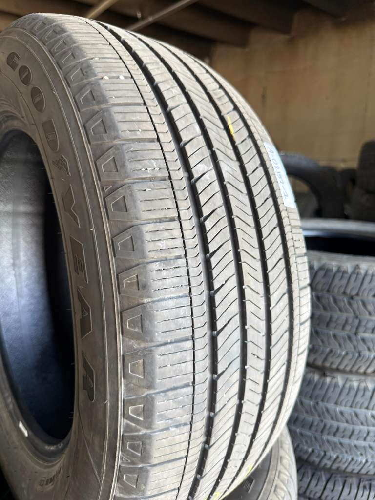255/60R18 Set (4 Used Tires) Goodyear Eagle Touring