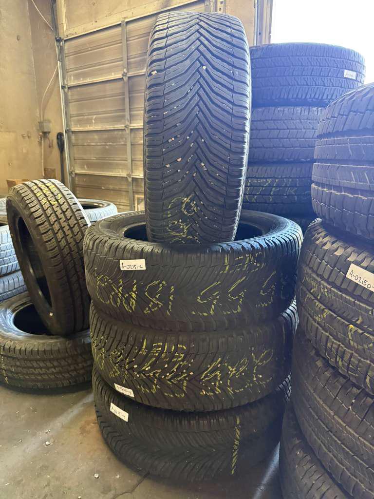225/55R18 Set (4 Used Tires) Michelin CrossClimate 2