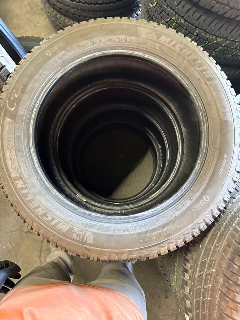 225/55R18 Set (4 Used Tires) Michelin CrossClimate 2