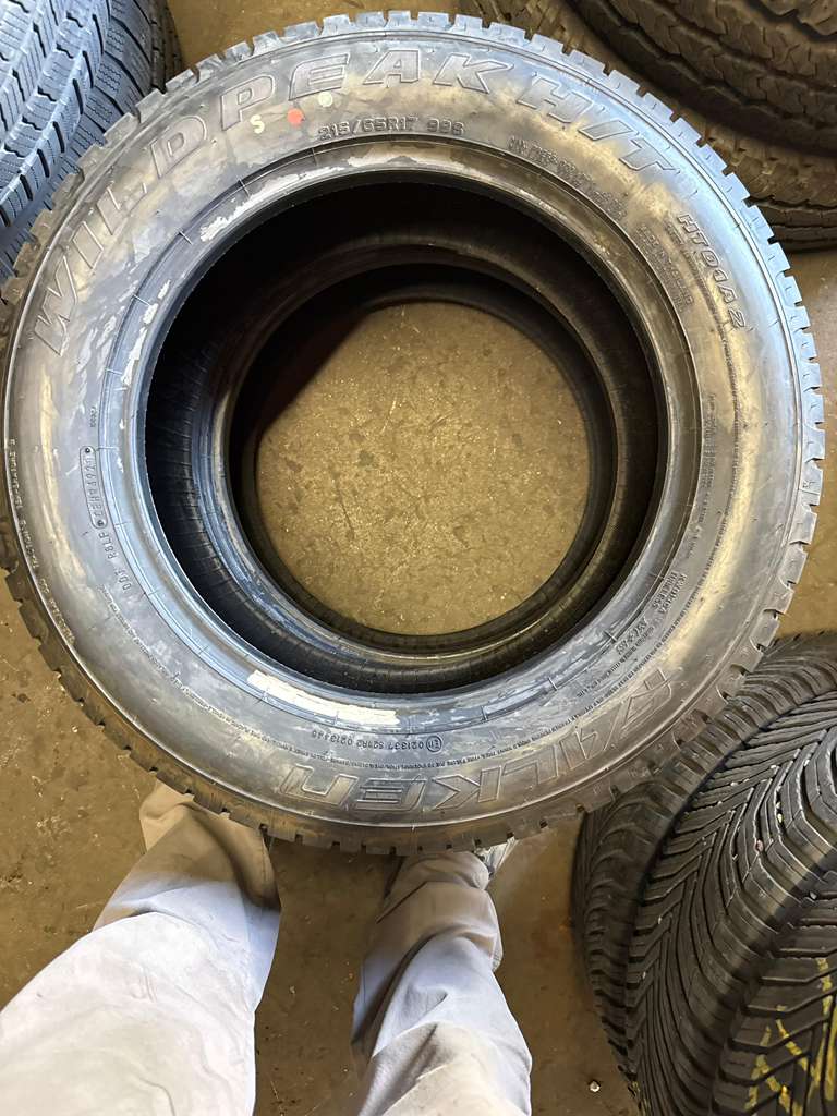 215/65R17 Pair (2 Used Tires) Falken Wildpeak H/T