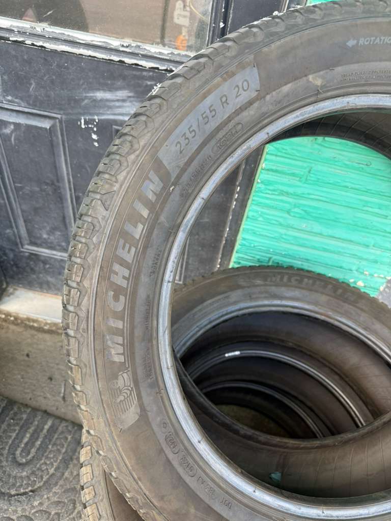 235/55R20 Set (4 Used Tires) Michelin Cross Climate 2