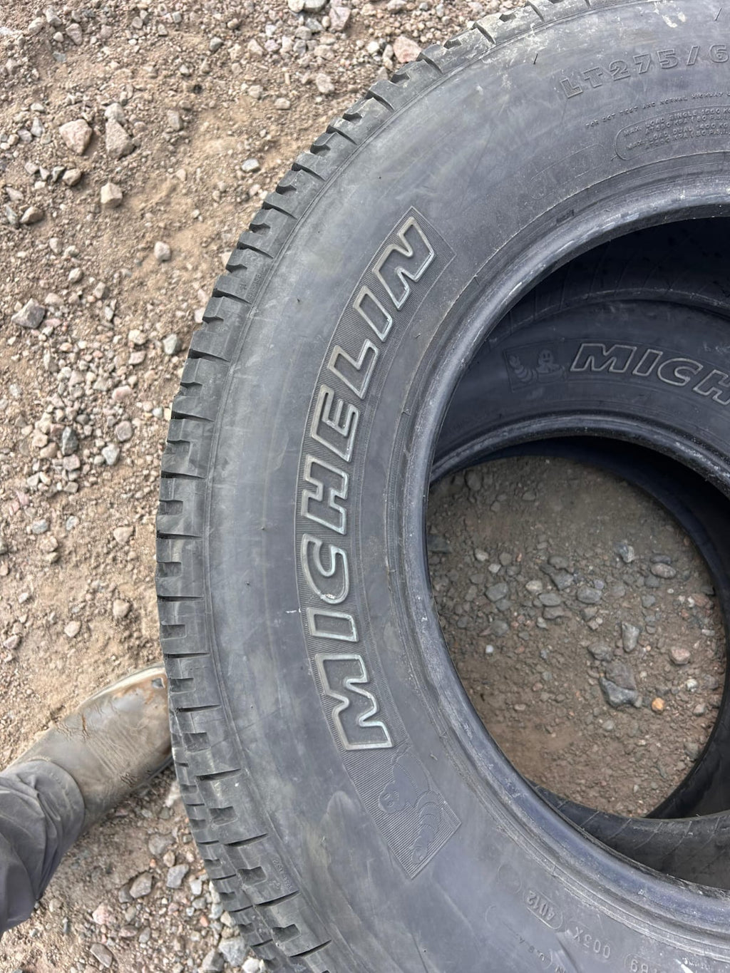 LT275/65R18 Pair (2 Used Tires) Michelin LTX AT