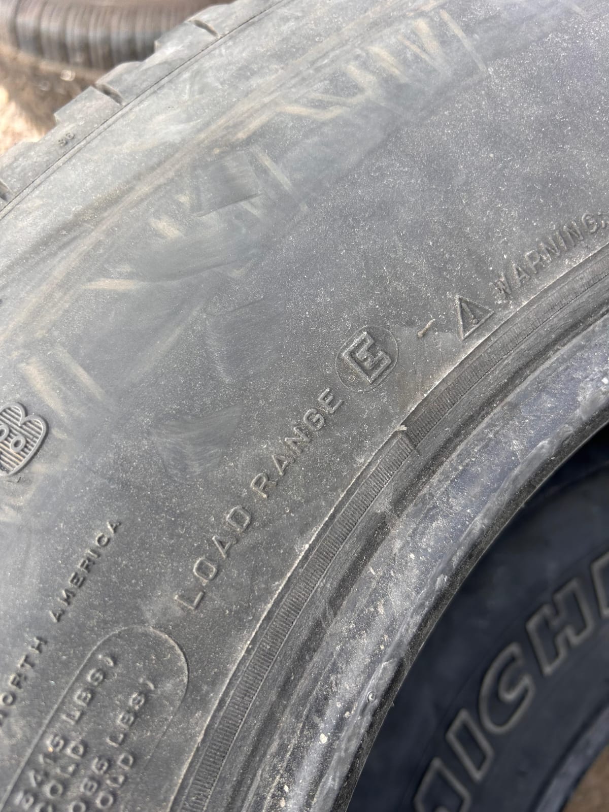 LT275/65R18 Pair (2 Used Tires) Michelin LTX AT