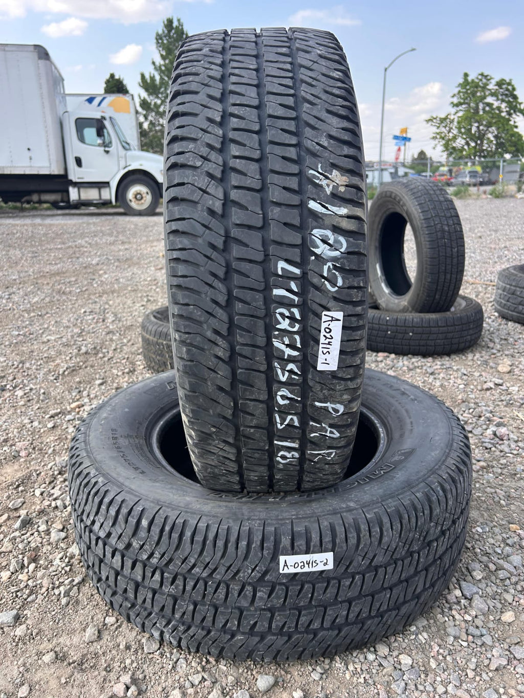 LT275/65R18 Pair (2 Used Tires) Michelin LTX AT