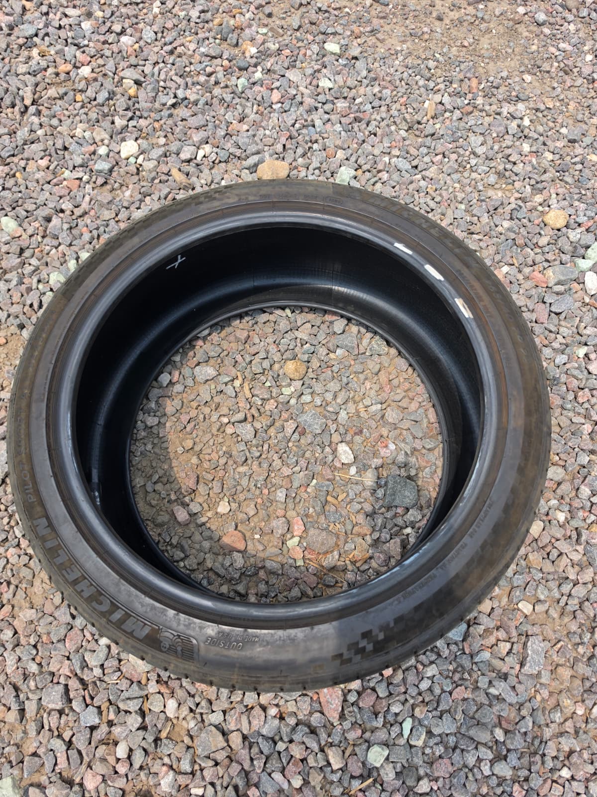 265/40R22 Single (1 Used Tire) Michelin Pilot Sport