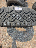 LT285/75R16 Single (1 Used Tires) Goodyear Wrangler DuraTrac