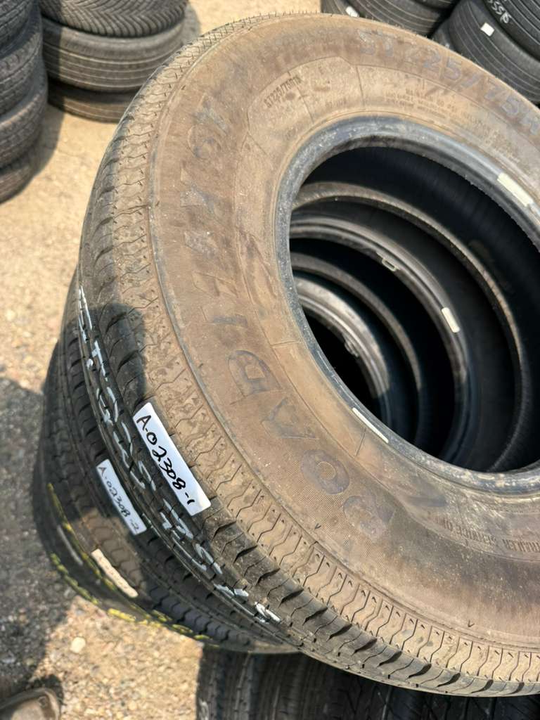 ST225/75R15 Pair (2 Used Tires) National Roadmax ST
