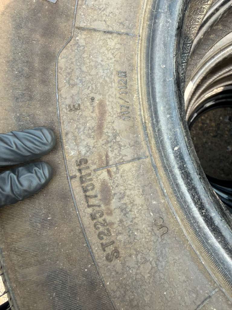 ST225/75R15 Pair (2 Used Tires) National Roadmax ST