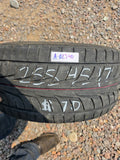 255/45R17 Single (1 Used Tire) Firestone FireHawk