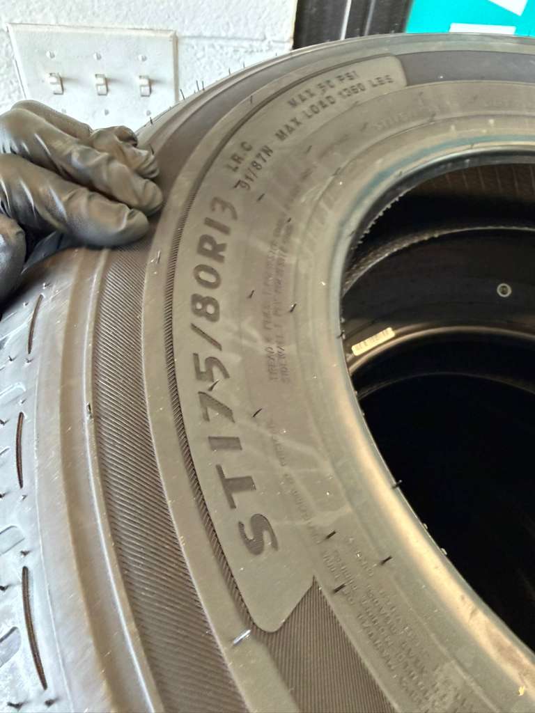 ST175/80R13 Pair (2 Brand New Tires!!) Advanta Radial ST