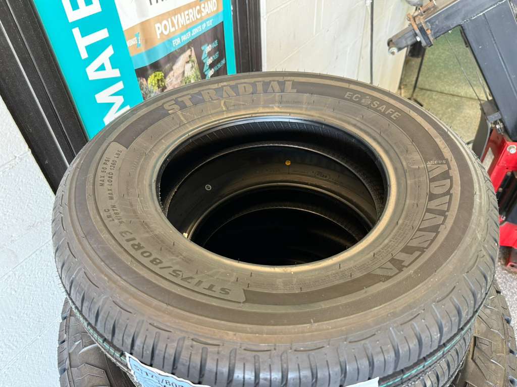 ST175/80R13 Pair (2 Brand New Tires!!) Advanta Radial ST