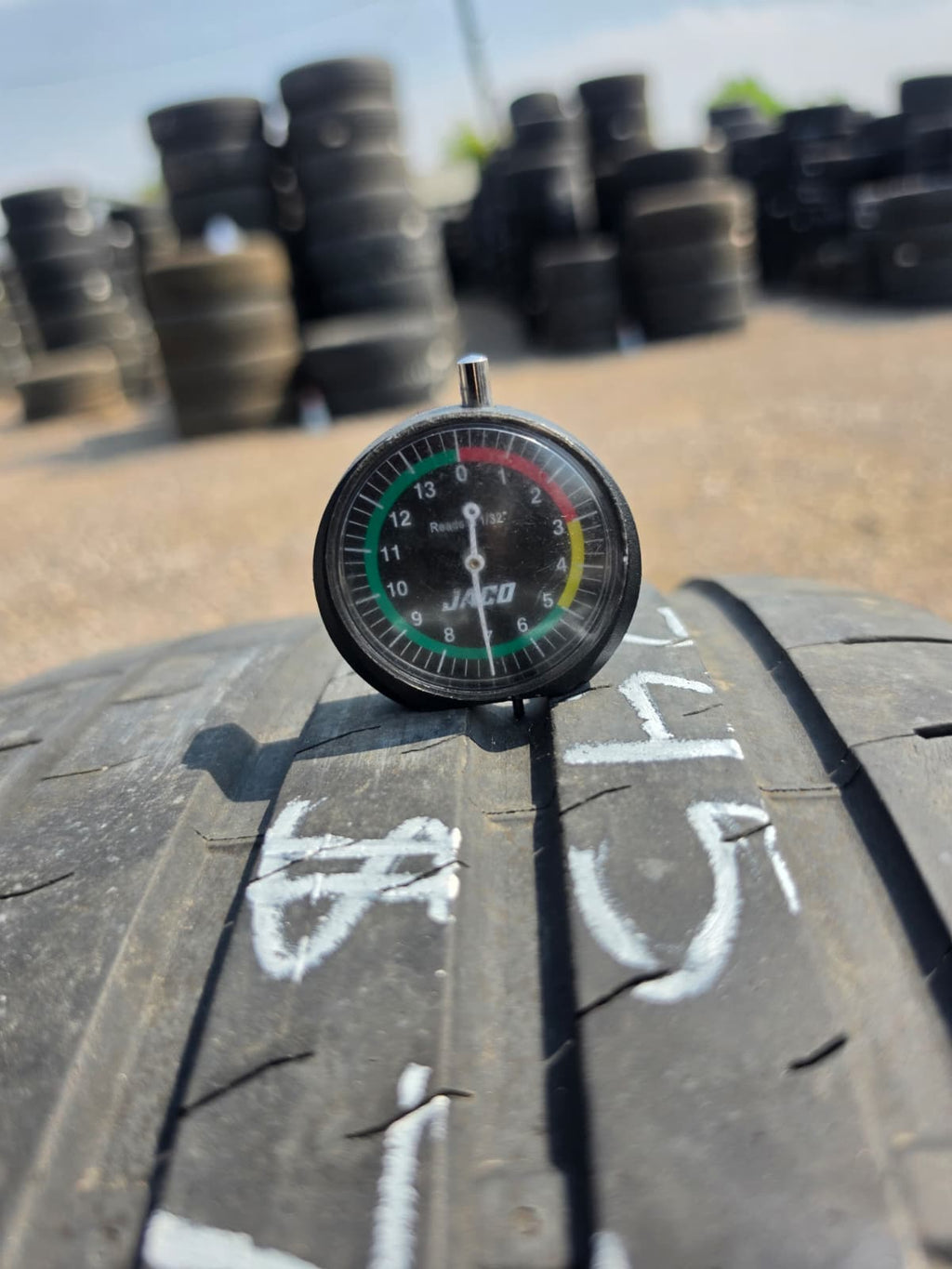 245/35R19 Single (1 Used Tire)Bridgestone Potenza Sport