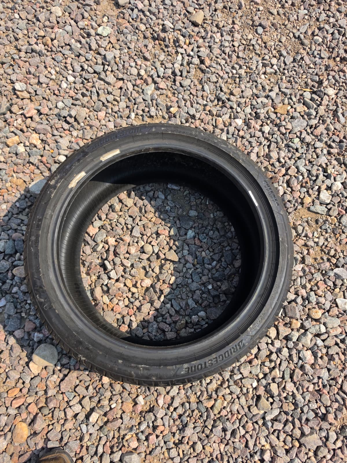 245/35R19 Single (1 Used Tire)Bridgestone Potenza Sport