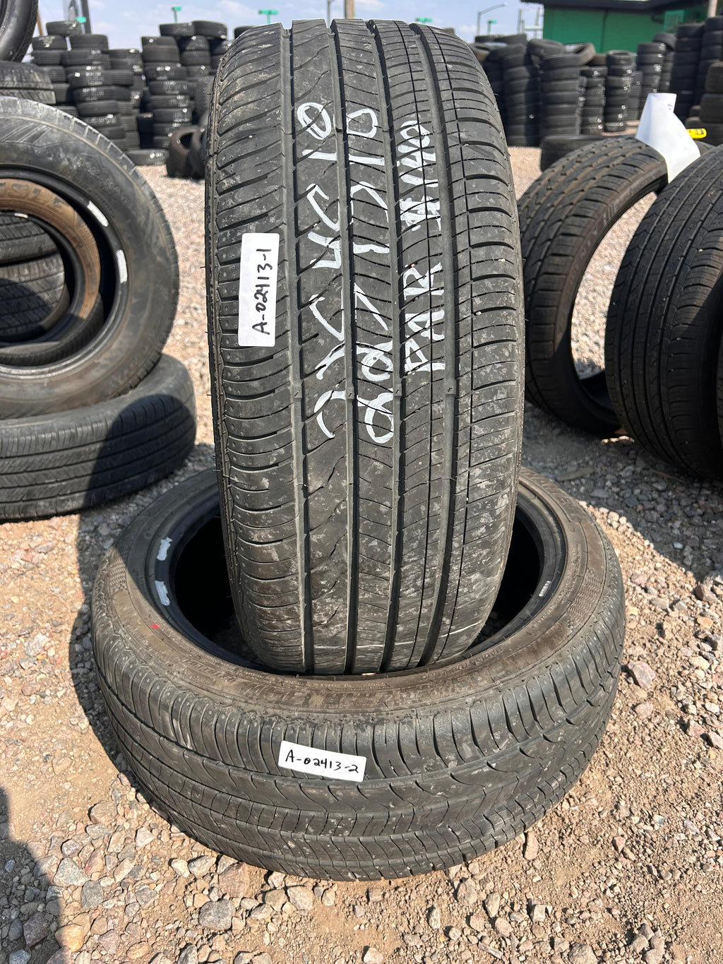 225/45R18 Pair (2 Used Tires) Annaite AN606