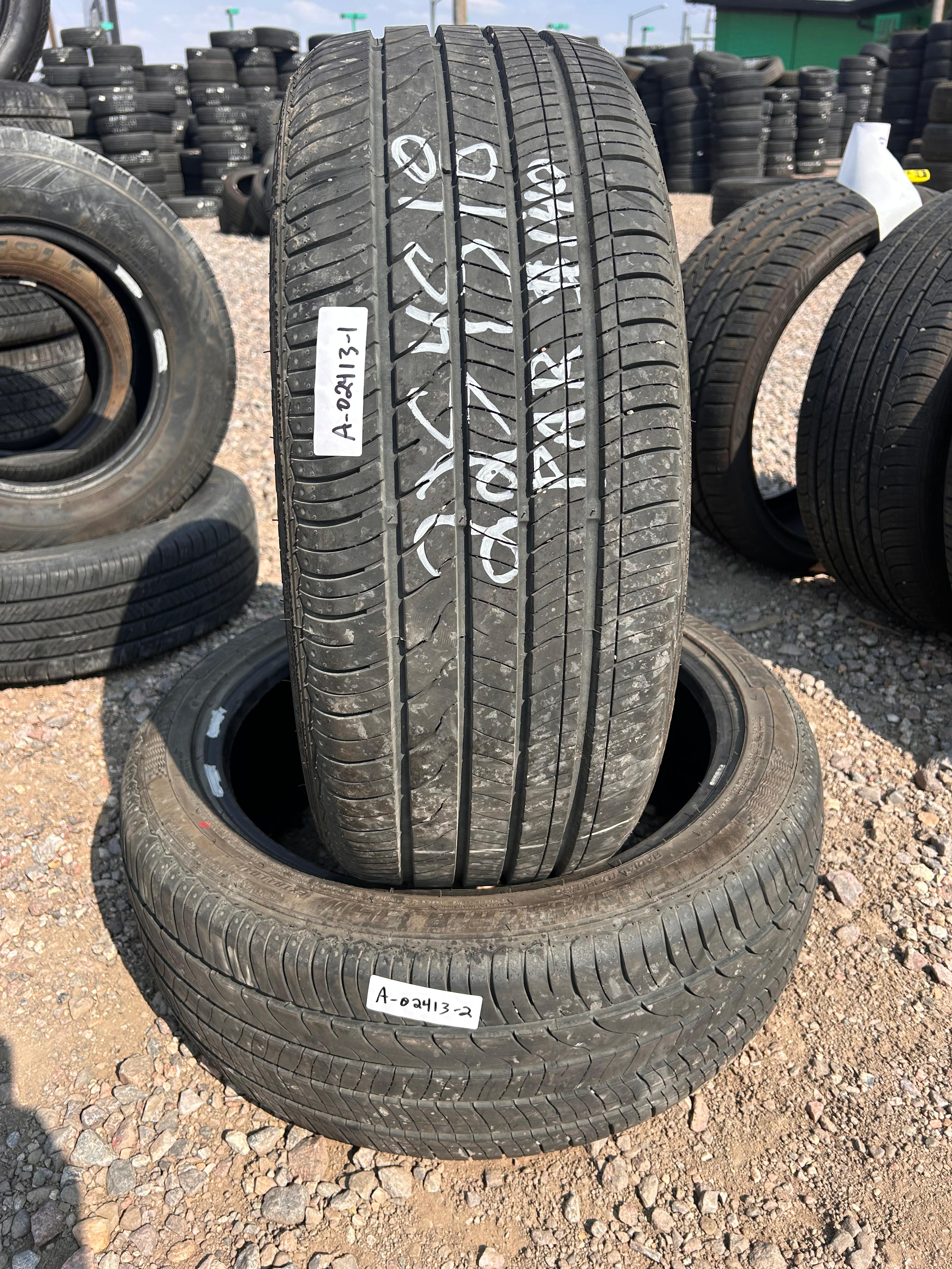 225/45R18 Pair (2 Used Tires) Annaite AN606