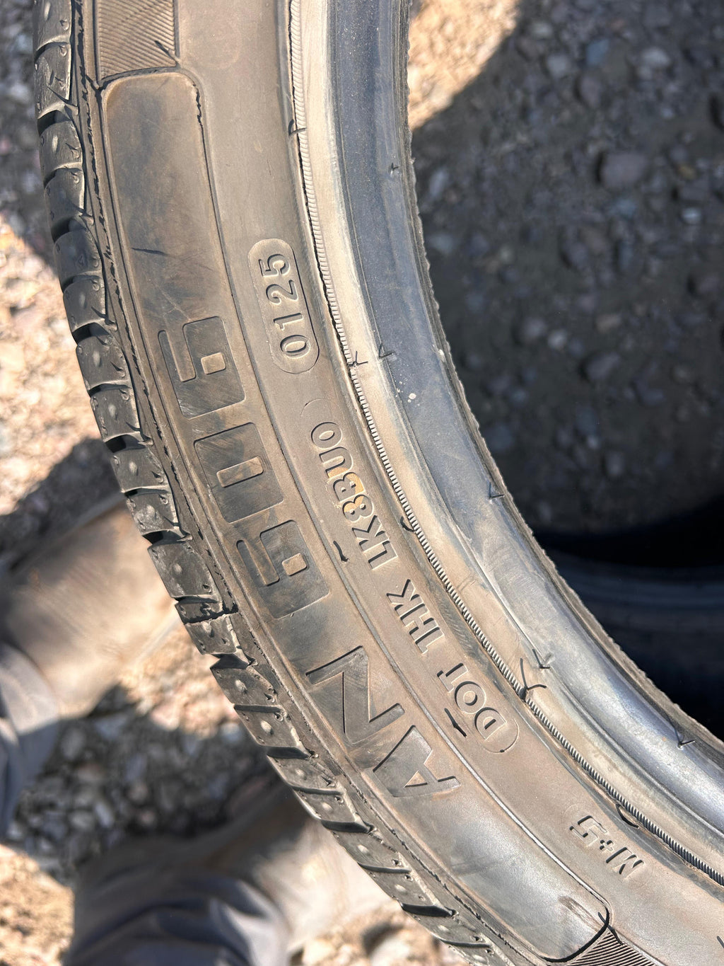 225/45R18 Pair (2 Used Tires) Annaite AN606