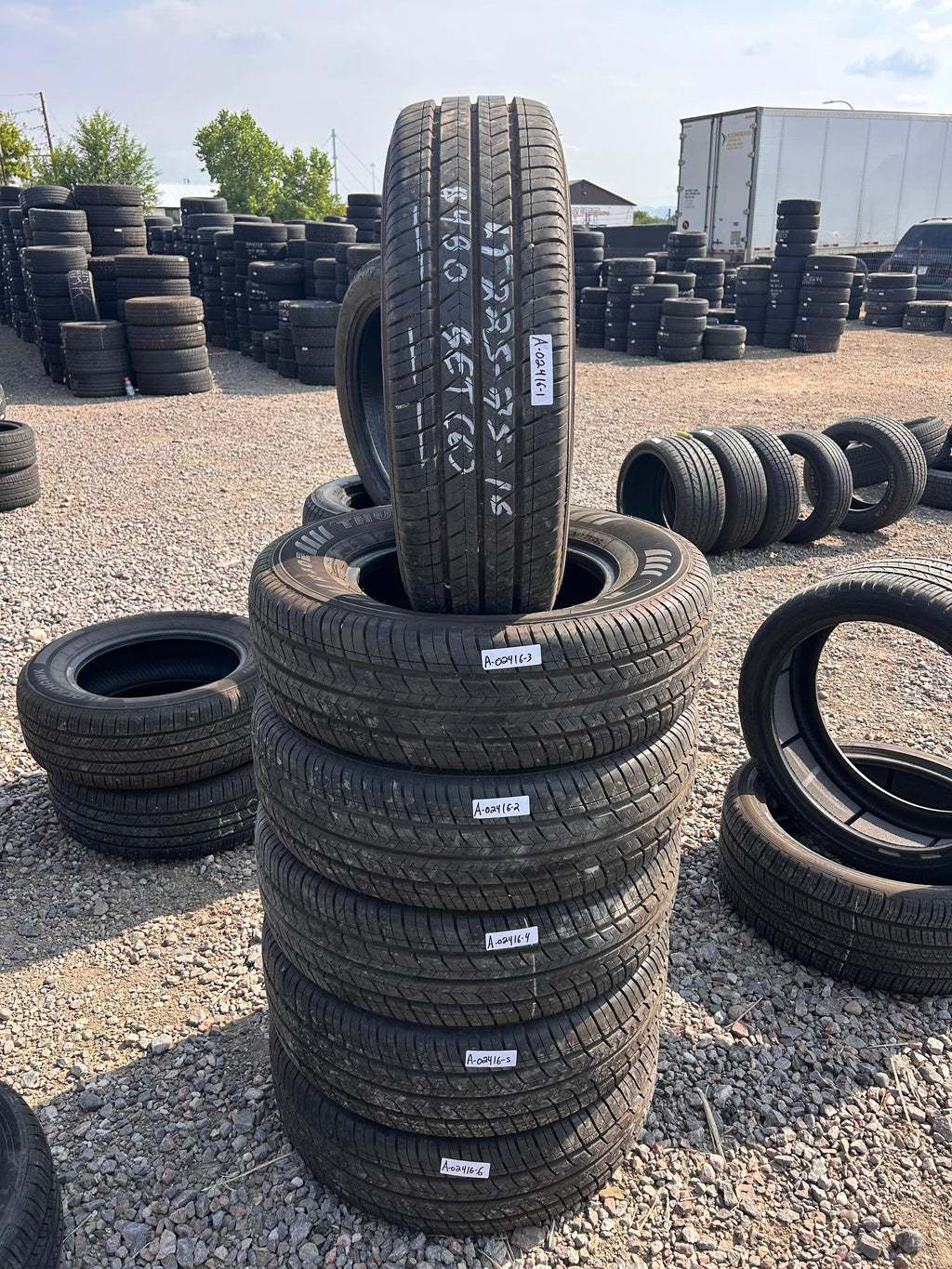 LT225/75R16 Set (6 Like New Tires) Thunderer Ranger R402